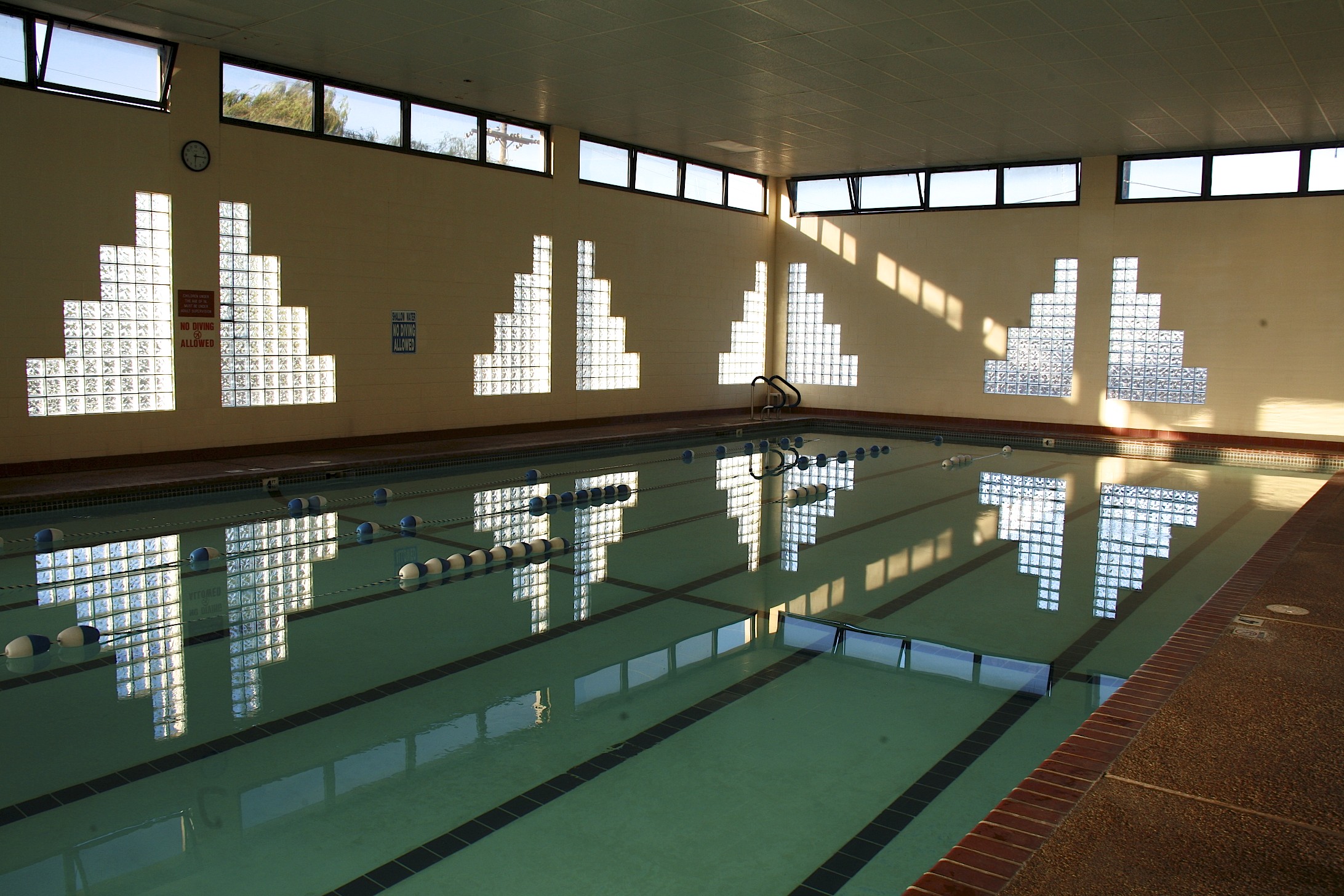 Indoor heated lap pool