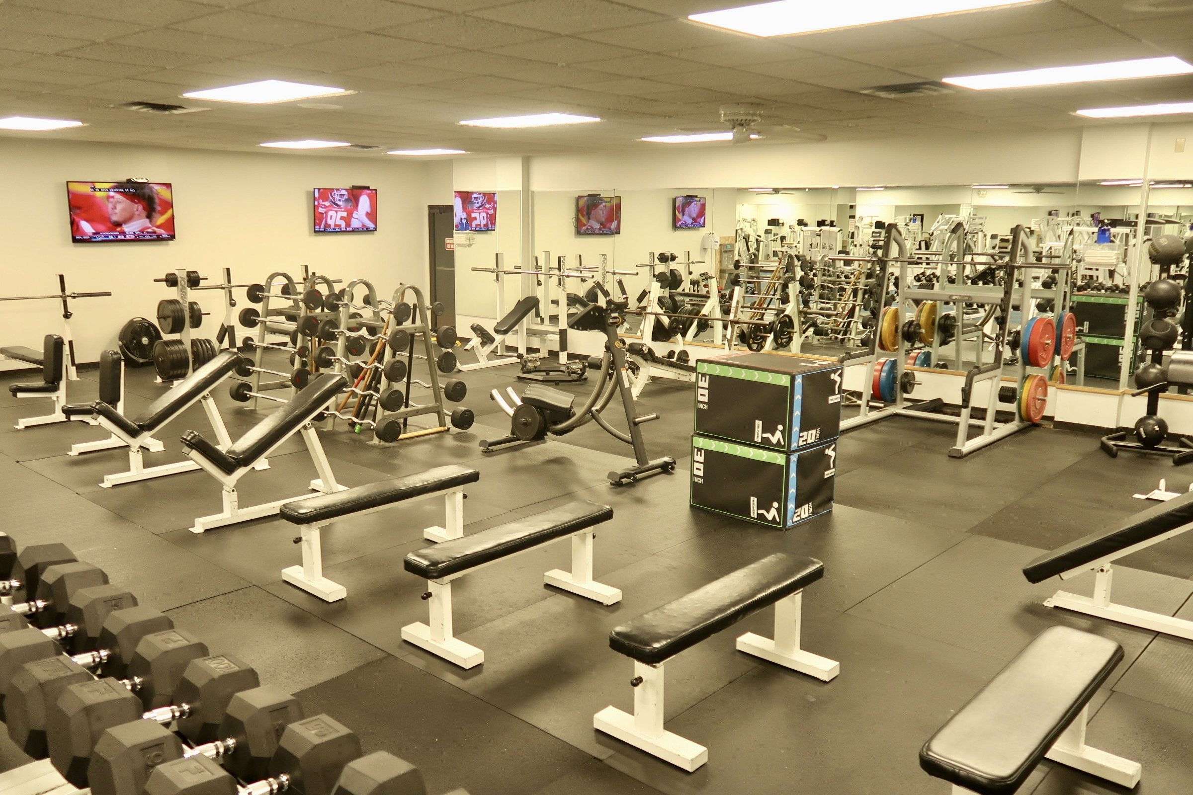 Strength and power room
